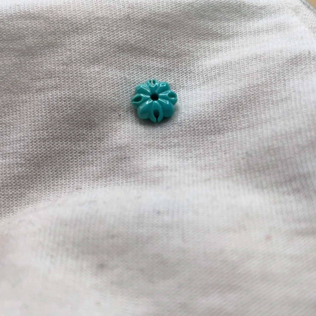 绿松石未镶嵌绿松石克罗心