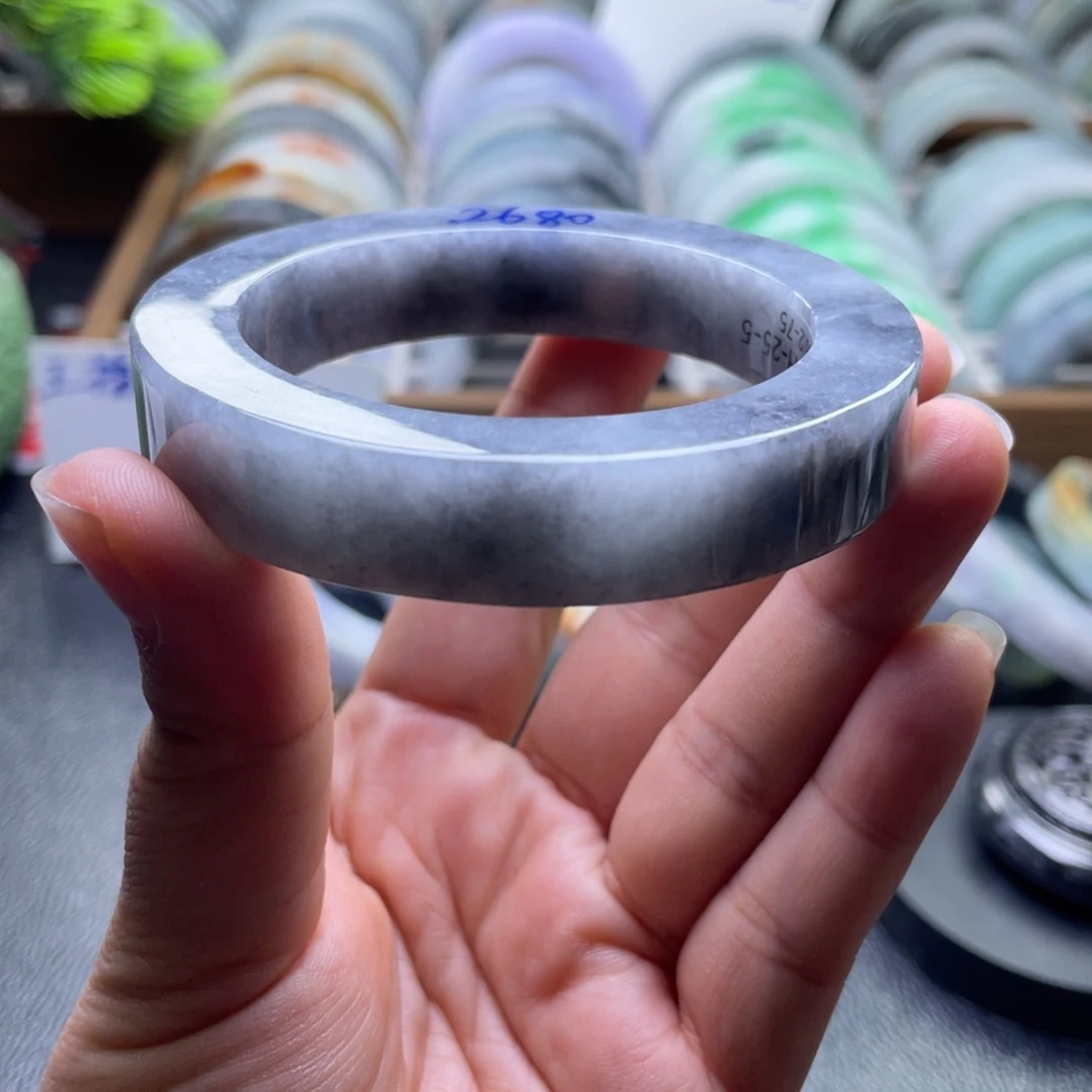 定制翡翠未镶嵌纯天然翡翠手镯定制