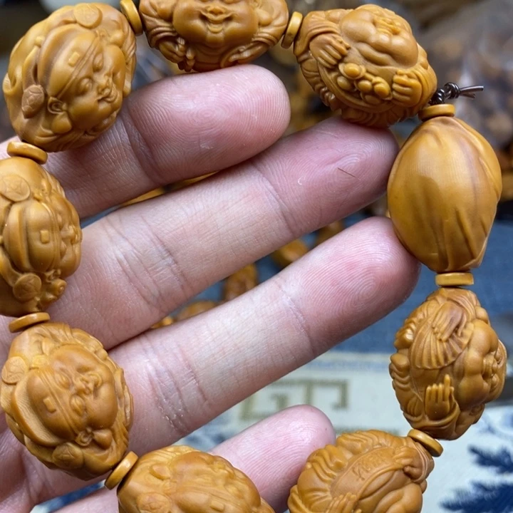 橄榄核手串/手链橄榄核雕工艺手串