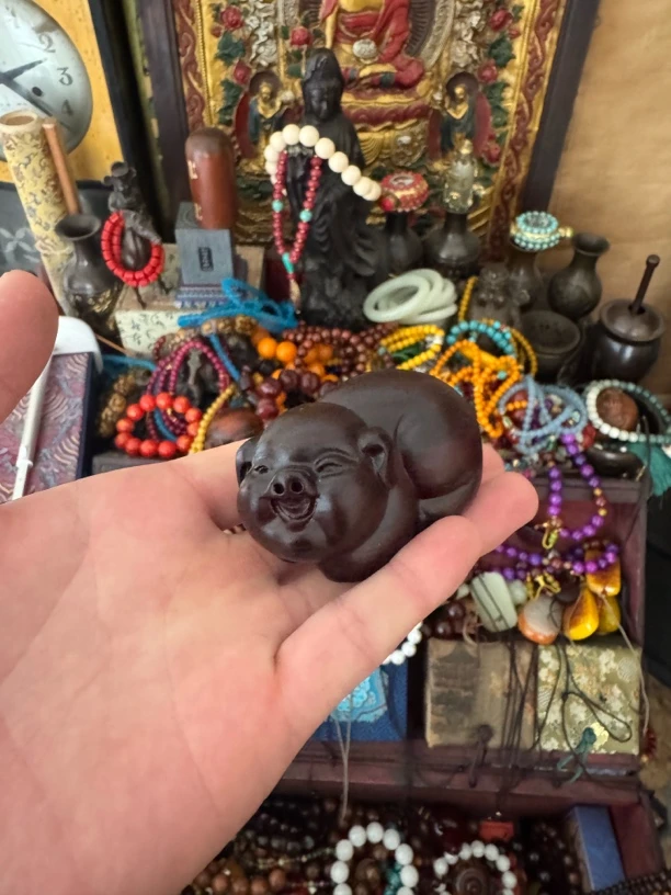 【闪购商品】檀木小猪