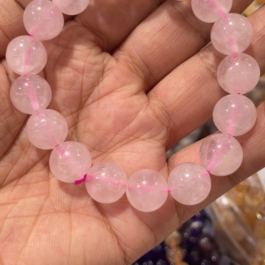 水晶手链未镶嵌粉晶