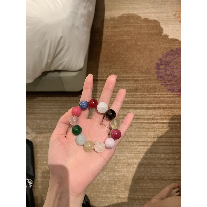 金晨蔷薇多宝水晶氛围感手串多样性发其一A10