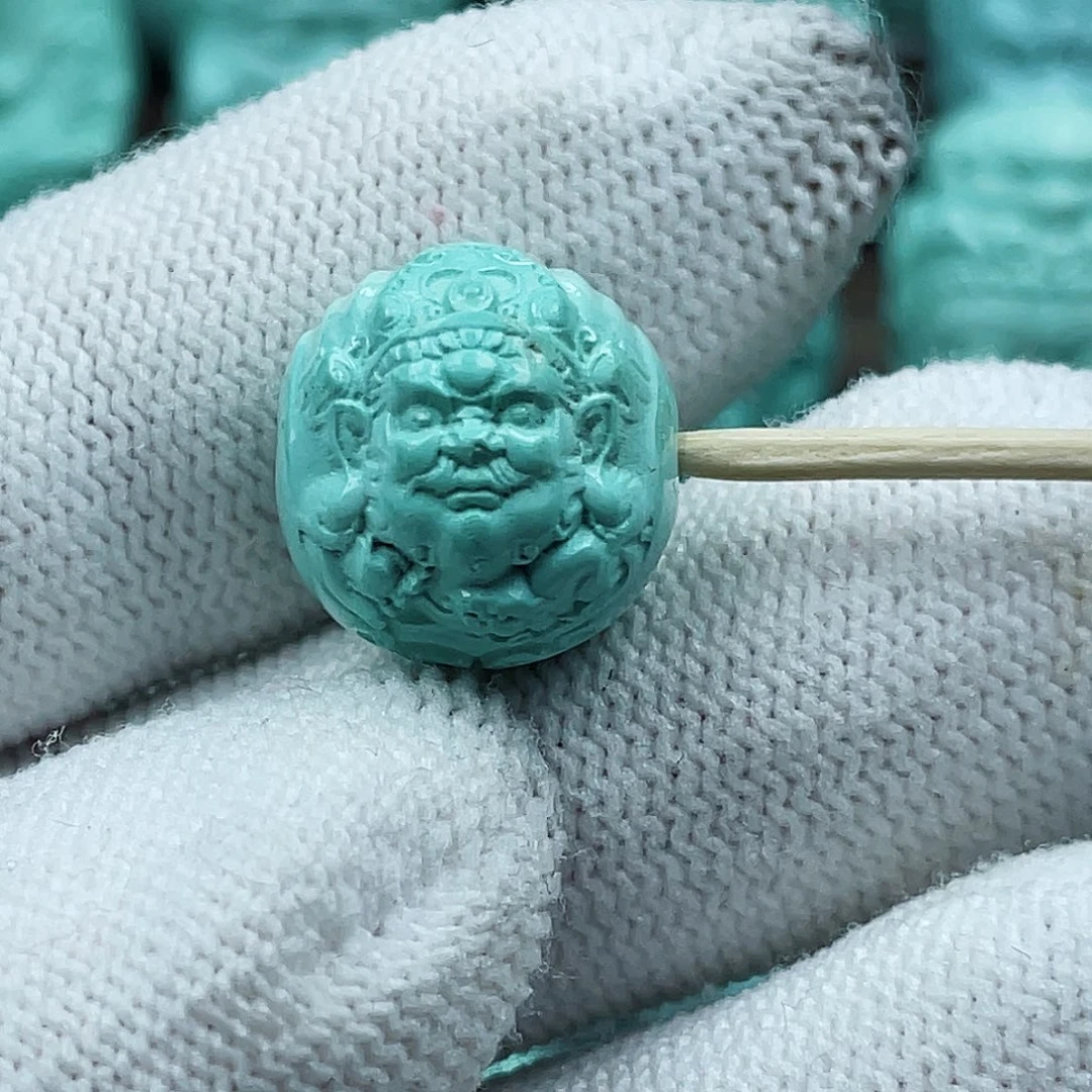 绿松石珠宝奇石未镶嵌配饰卡14