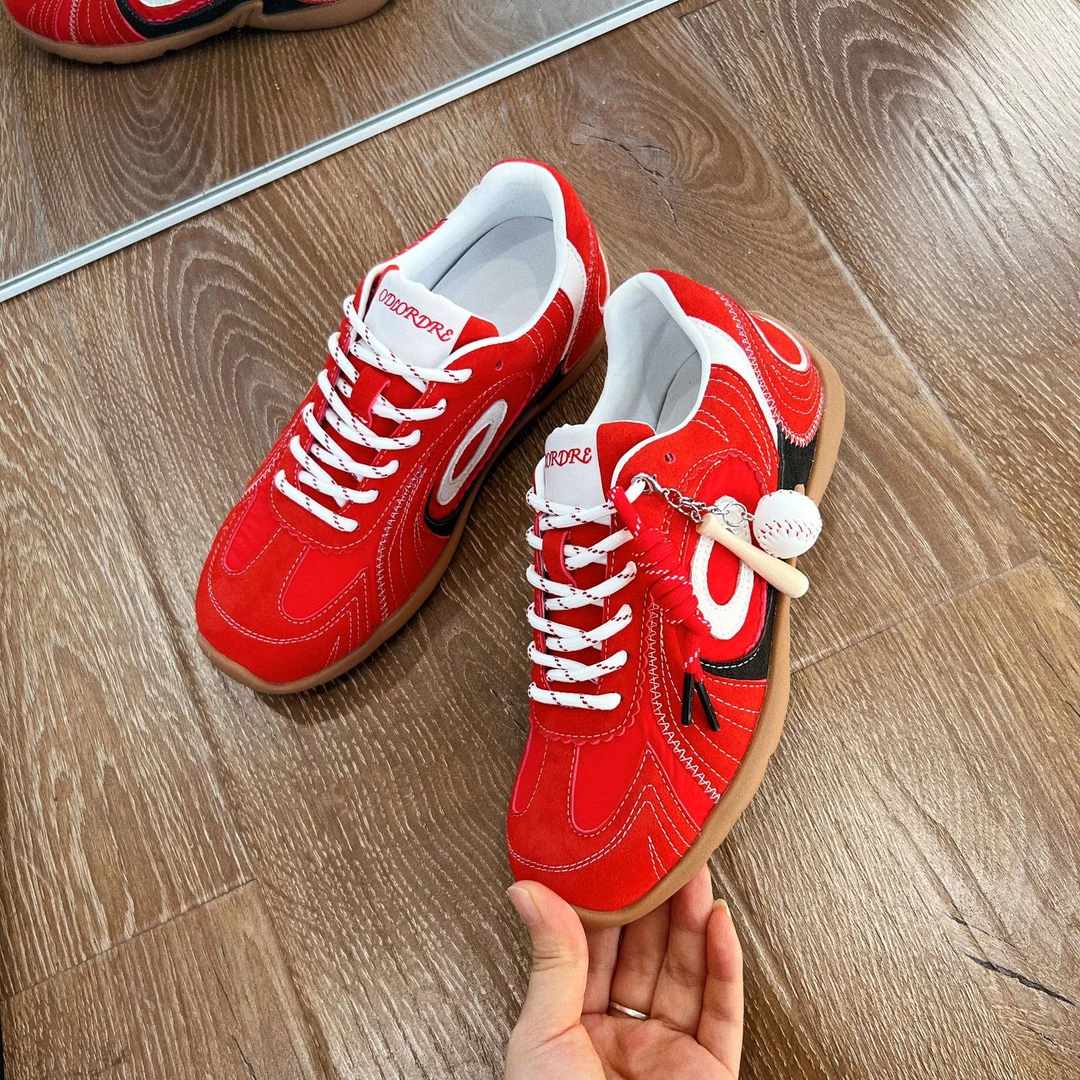 【增高8CM】乌拉草猪皮垫阿甘鞋女秋季新款涡轮德训鞋休闲百搭跑步