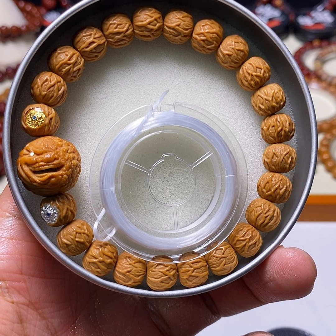 猴头核桃手串狂暴毒液尺寸10+全品精工