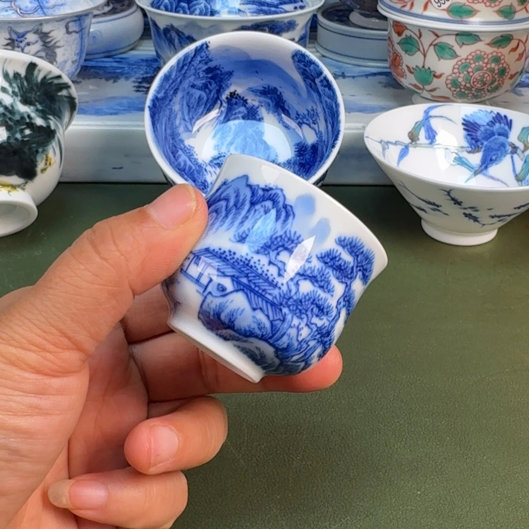 陶瓷景德镇纯手机茶具圆圆204
