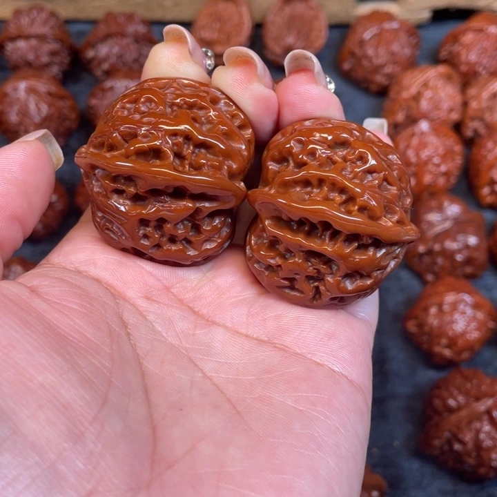 用***9文玩核桃吊坠苹果8LXP#00#