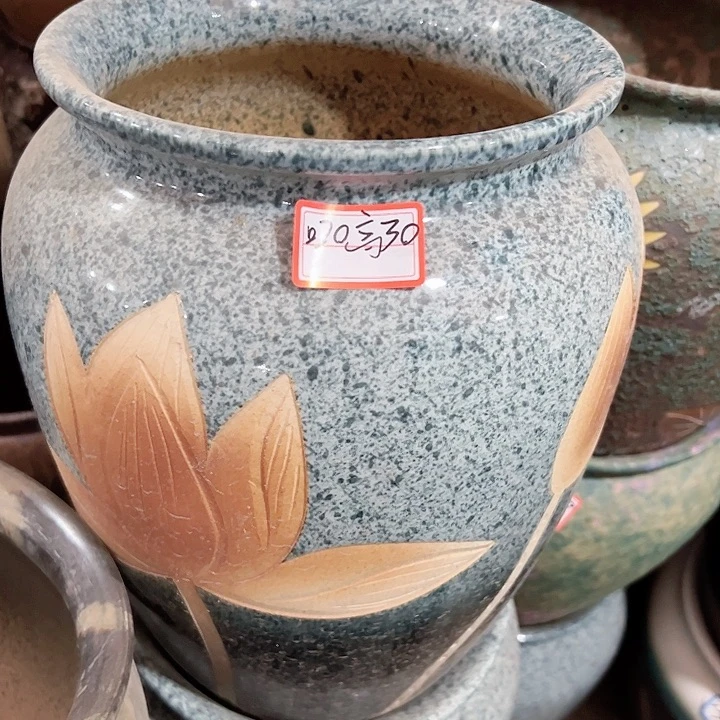 陶瓷景德镇精品花盆栽适合盆栽