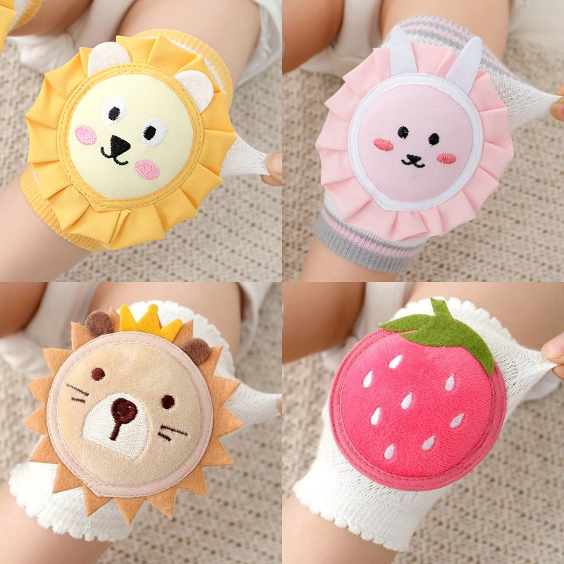 【买一双送一双】婴儿爬行护膝秋冬薄款宝宝学步防摔儿童膝盖护具