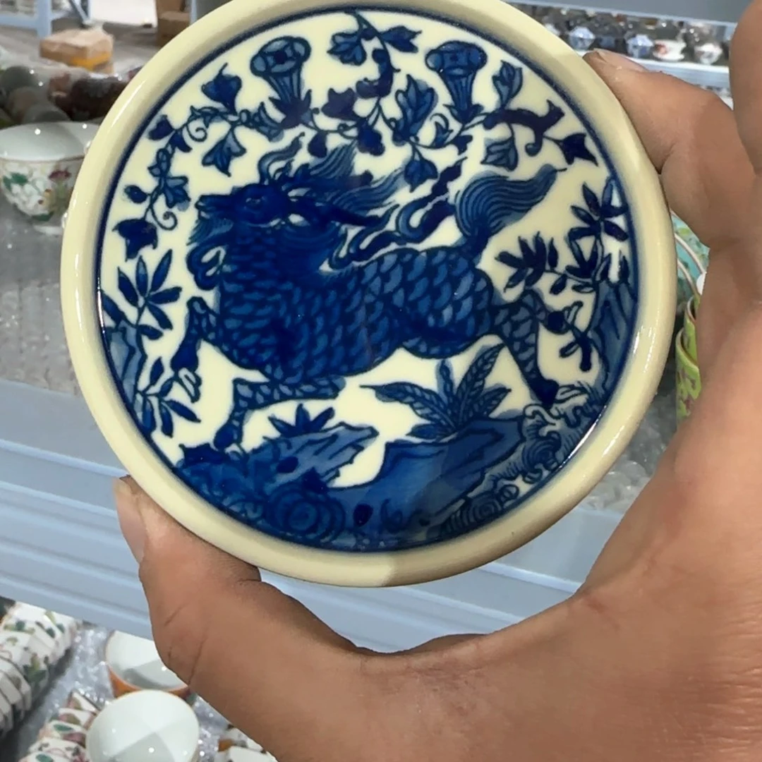 瓷片摆件手绘瓷器全部处理了吧