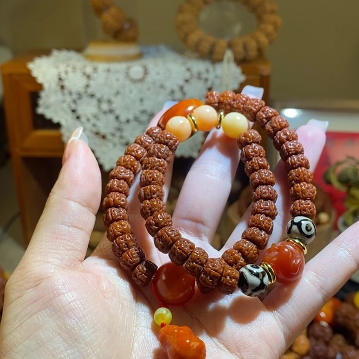 金刚菩提手串95玉华双圈米勒一物