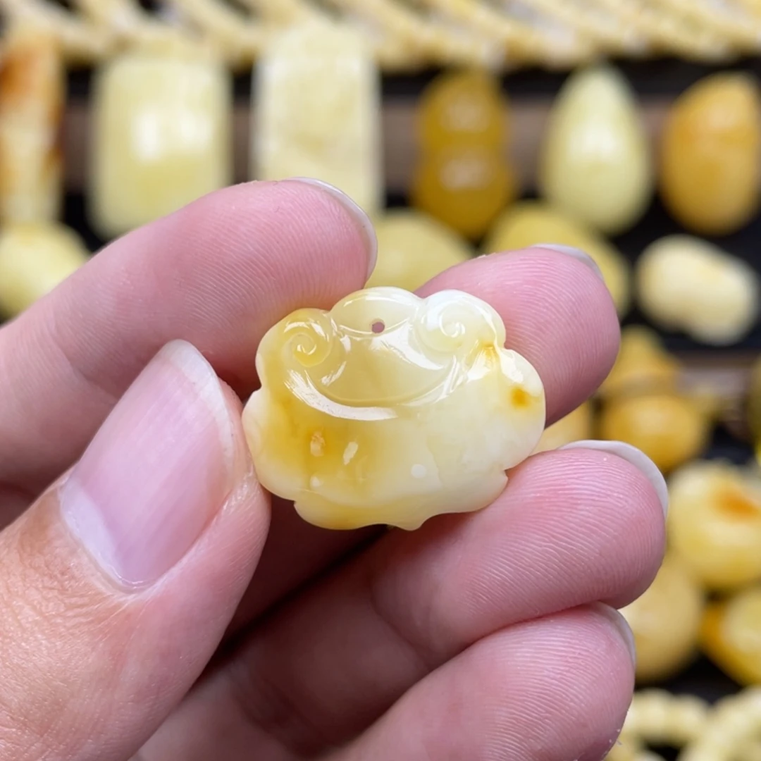 琥珀未镶嵌裸石琥珀蜜蜡