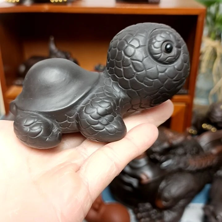 茶宠紫砂乌龟茶宠摆件