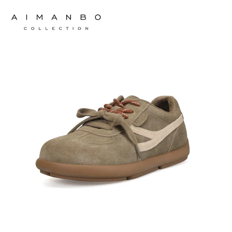 漫步佳人/冬季复古绒面德训鞋，软底好穿269314234E