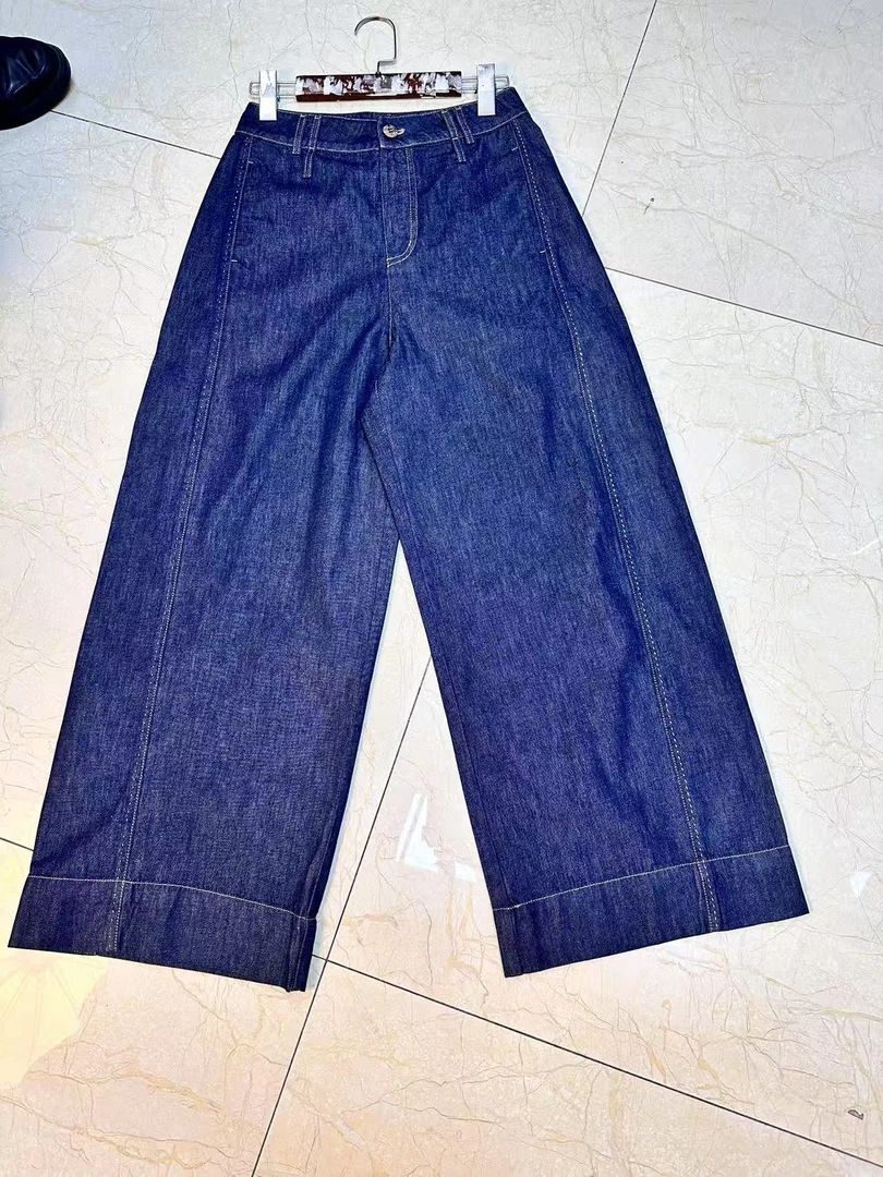 25210九分阔腿裤莱赛尔+棉休闲百搭夏季时尚杭州品牌女裤