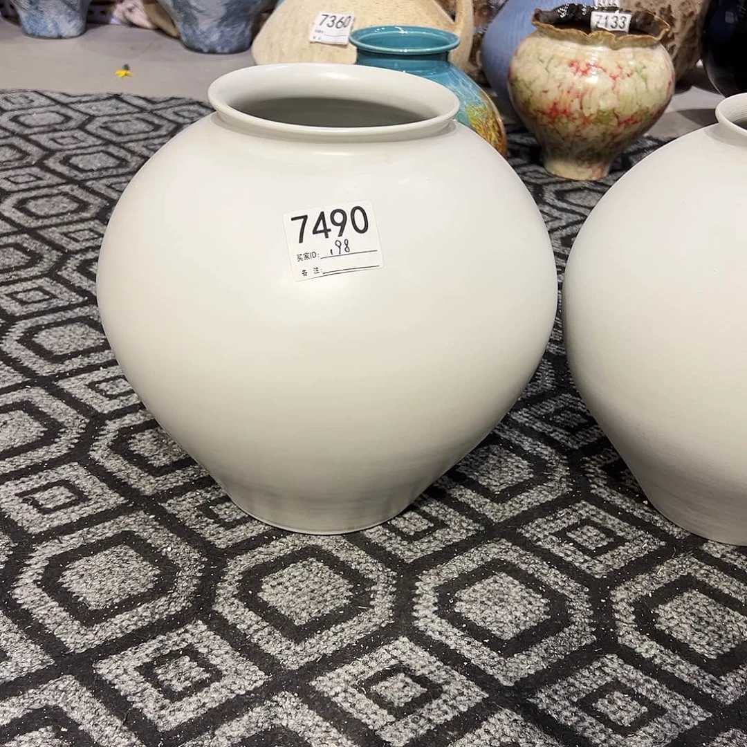 瓶7490高29口12陶瓷花瓶无孔
