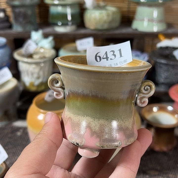 口6 手工花盆满30包邮