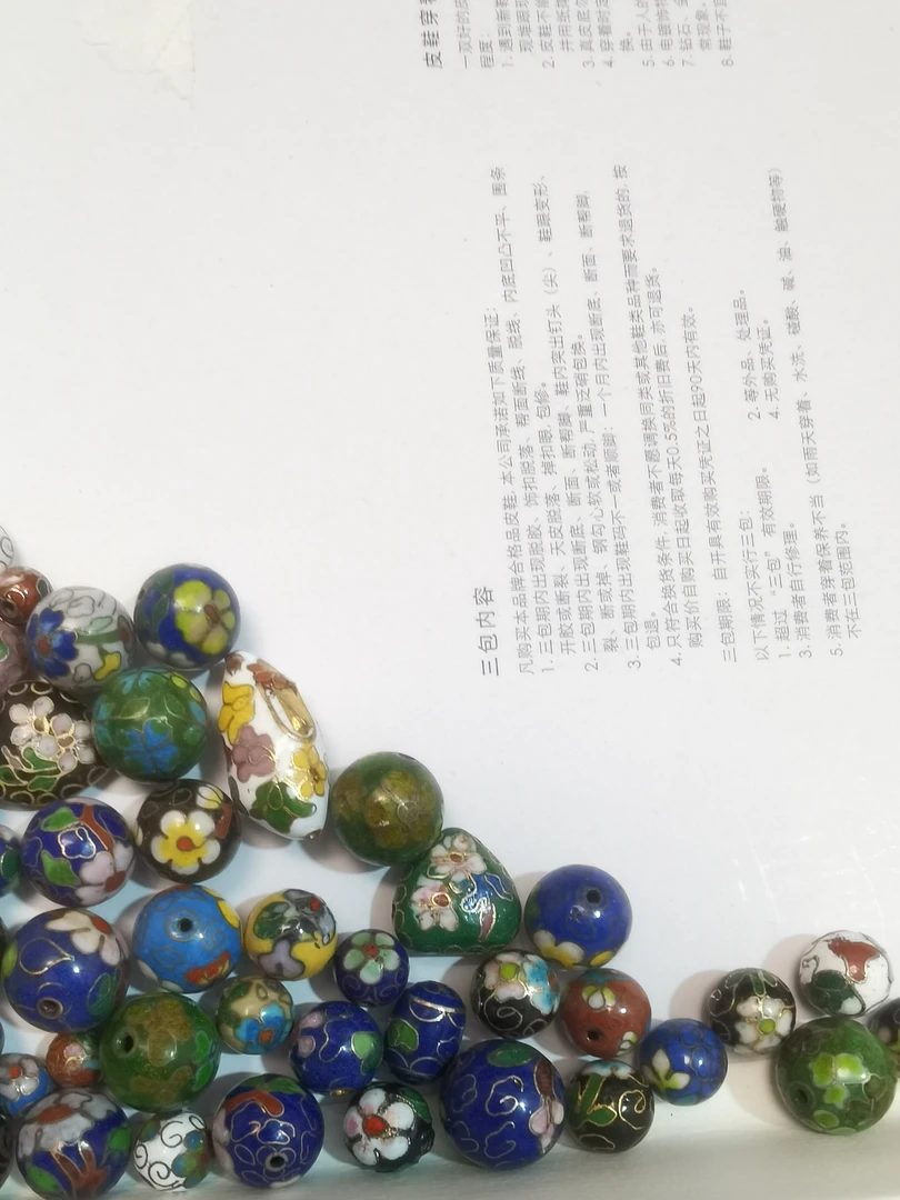 非物质文化遗产景泰蓝散珠