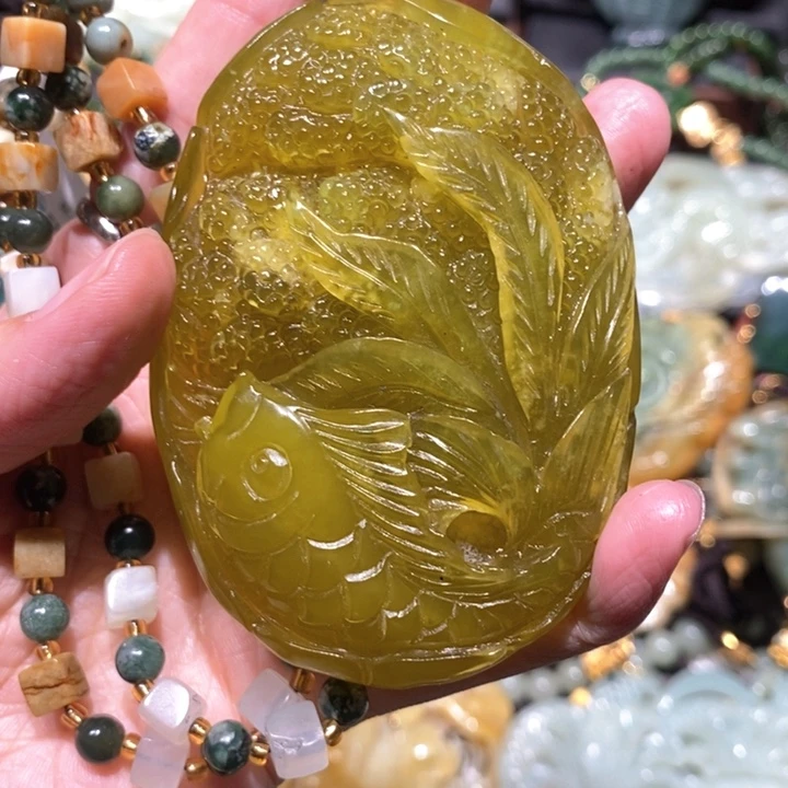 岫玉毛衣链未镶嵌