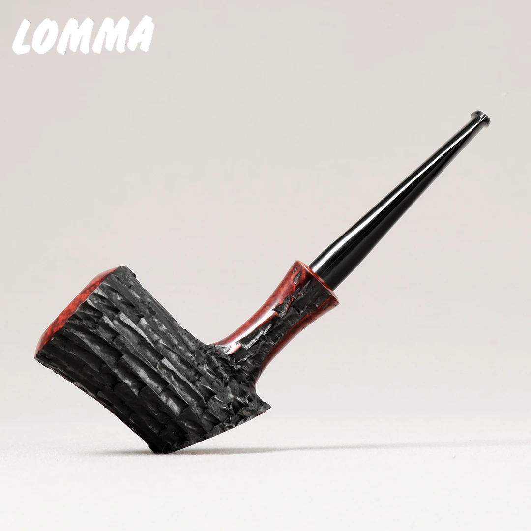 瑞典大师卢马Lomma 024 雕刻锤子斗口瘤皮 桌斗 手工石楠木烟斗