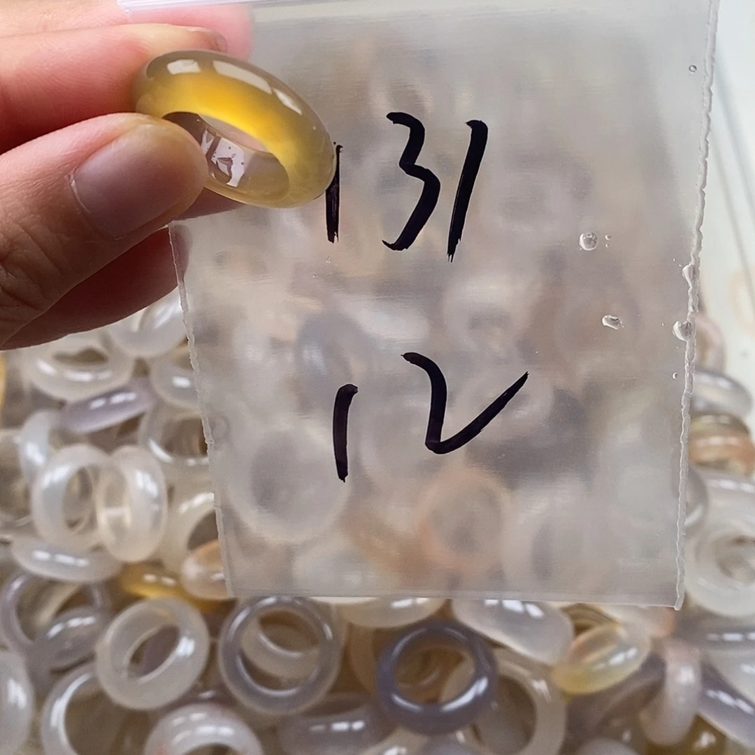未镶嵌戒指玛瑙/玉髓