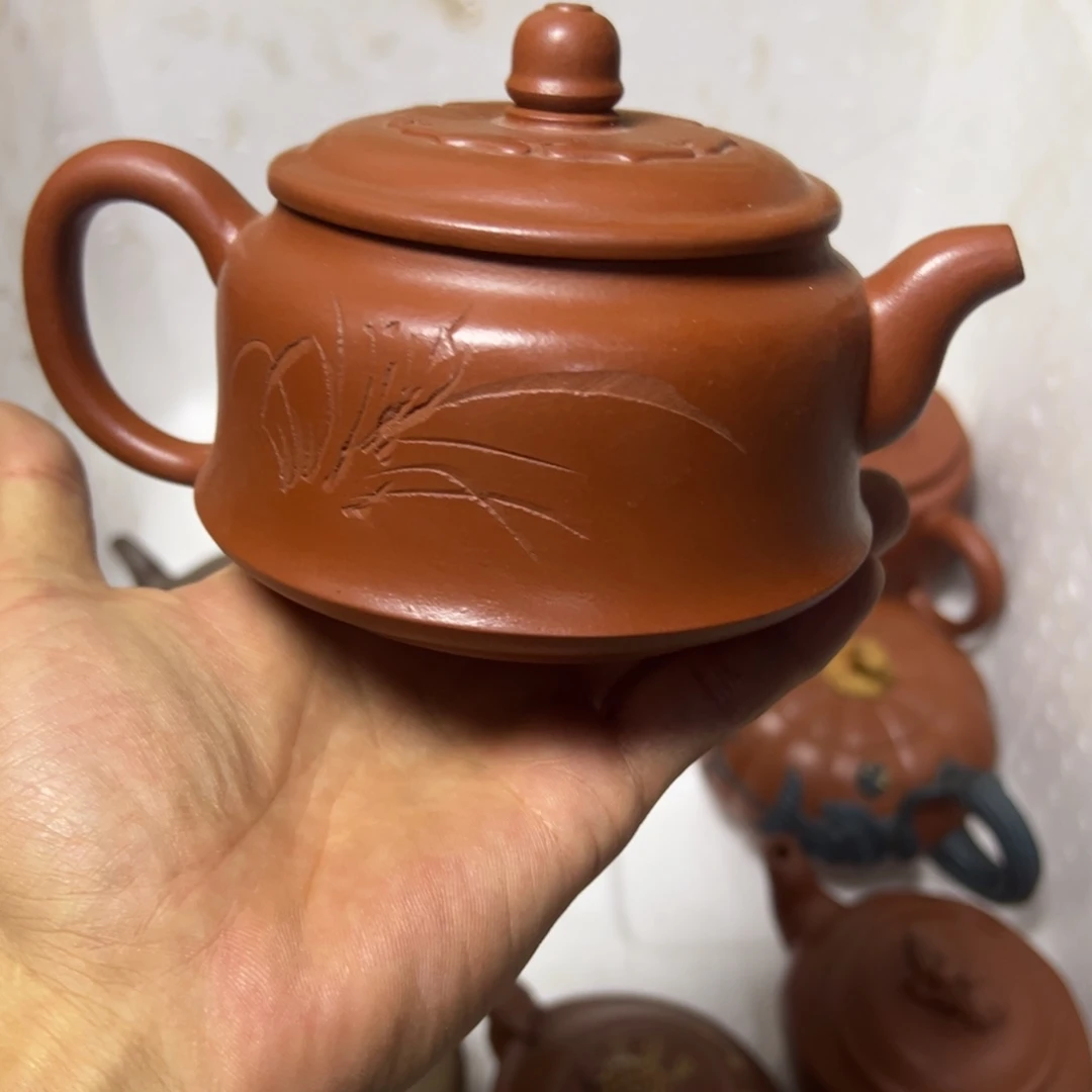 茶壶紫砂宜兴原矿紫砂壶400毫升容量