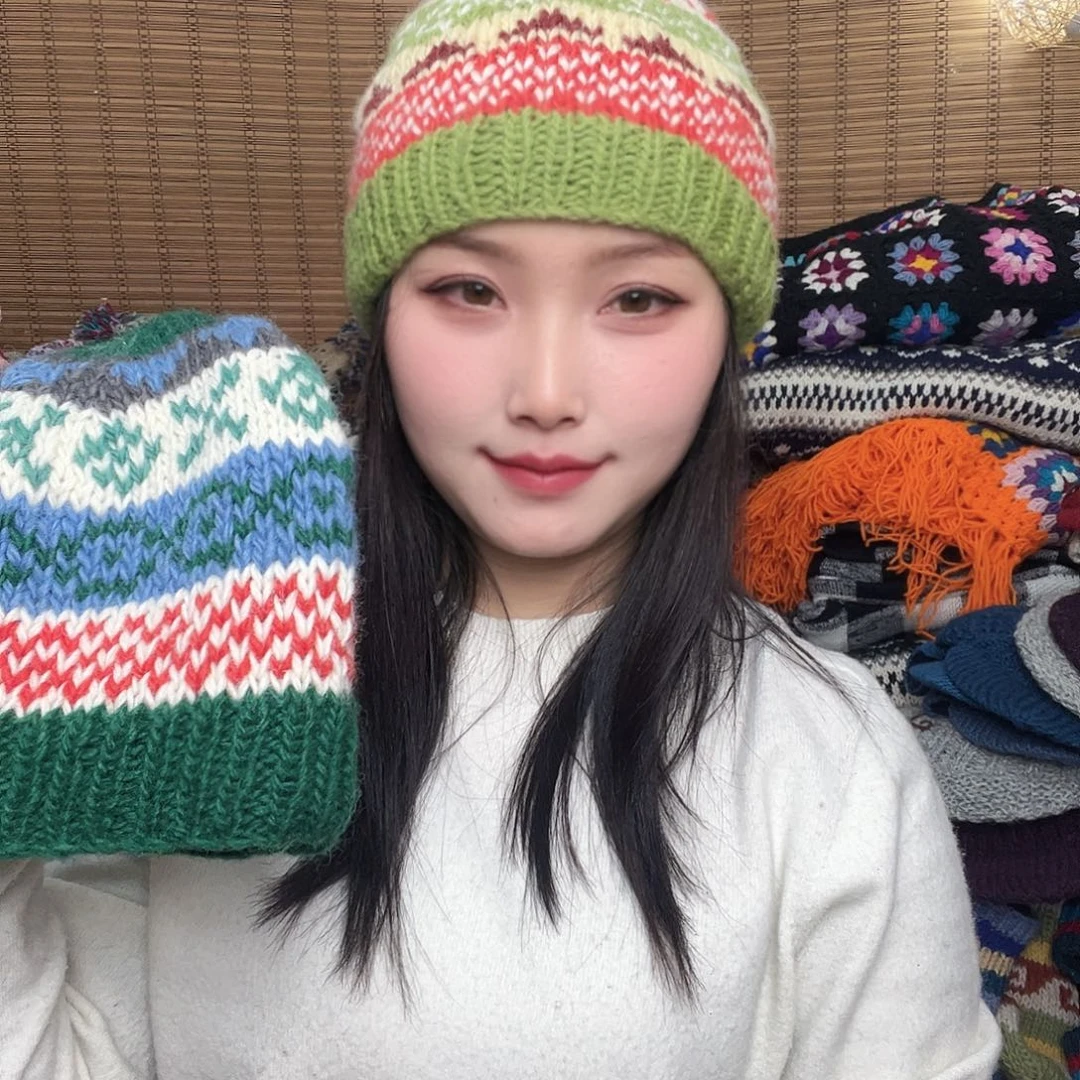 羊毛尼泊尔纯手工帽子370