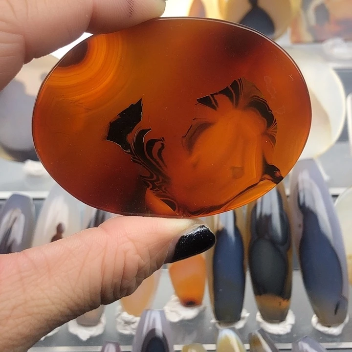 查罗石未镶嵌珠宝半成品6