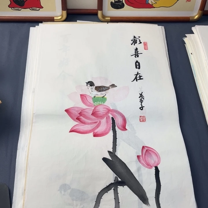 国画禅意画纯手绘作品
