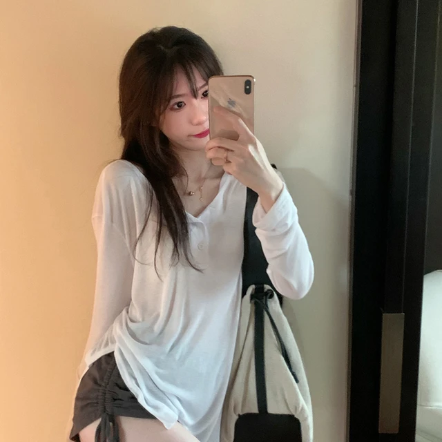 薄款防晒衣罩衫T恤慵懒风2025夏季新款胖mm300斤大码宽松长袖上衣