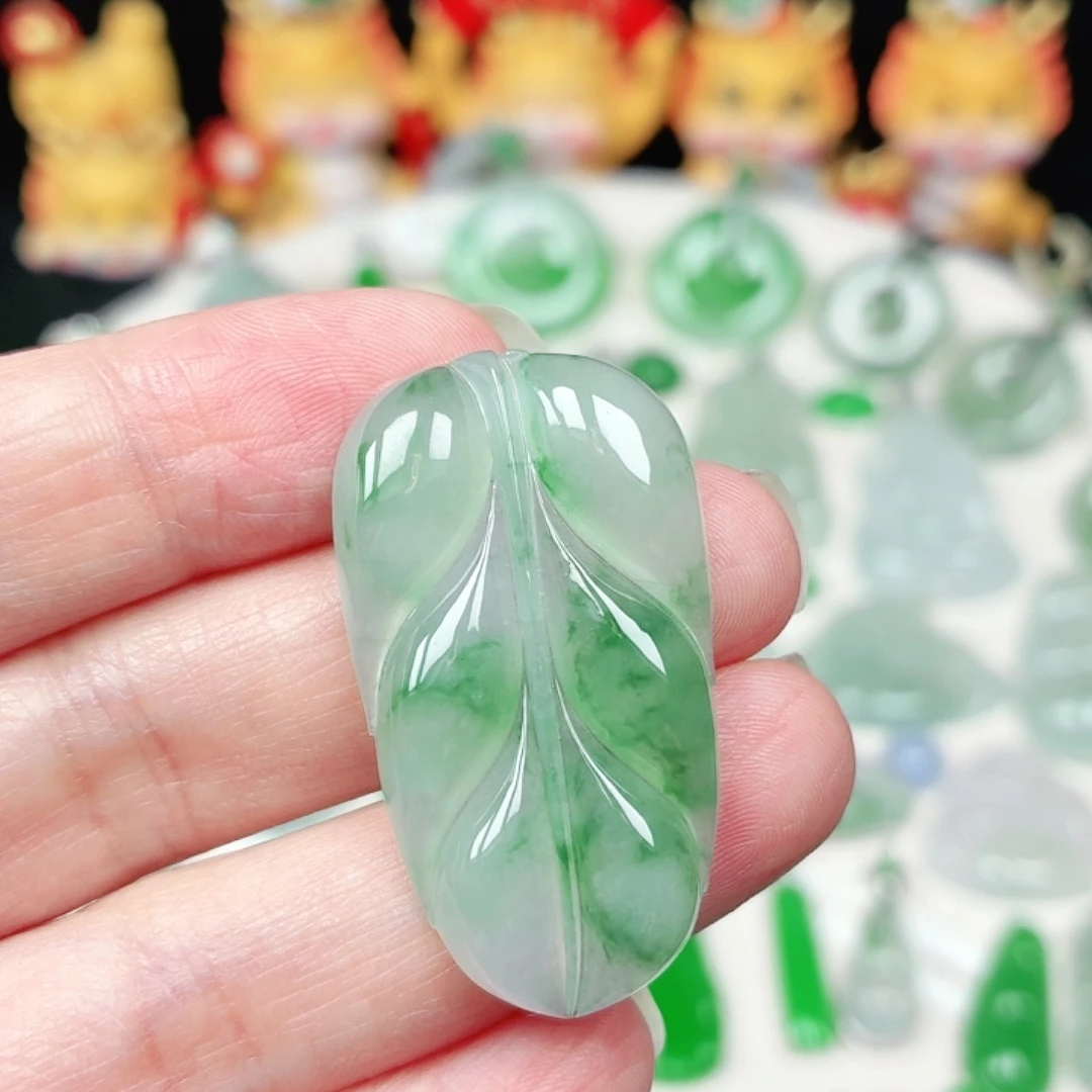 颈饰未镶嵌翡翠缅甸天然A货翡翠
