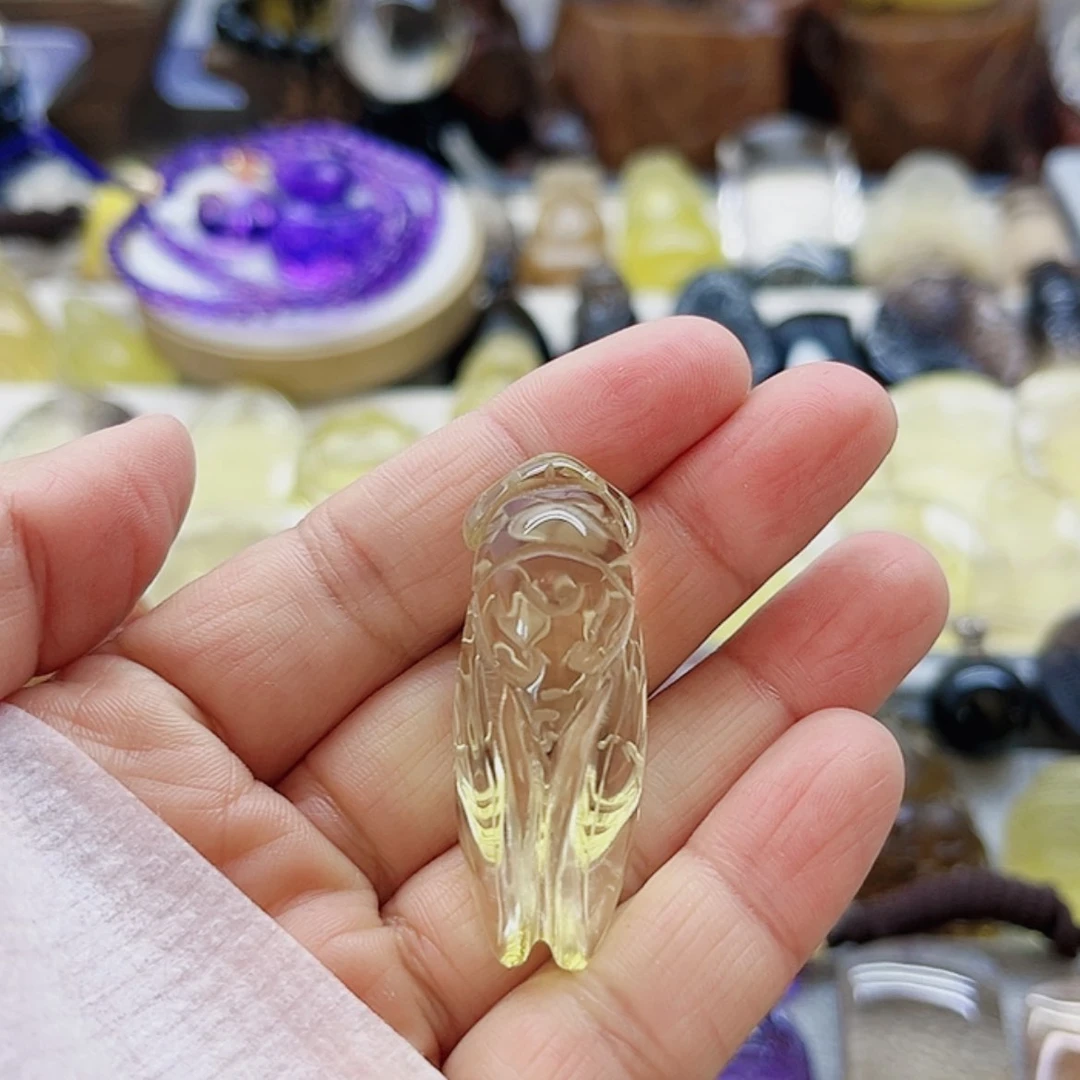 【闪购商品】水晶知了吊坠未镶嵌