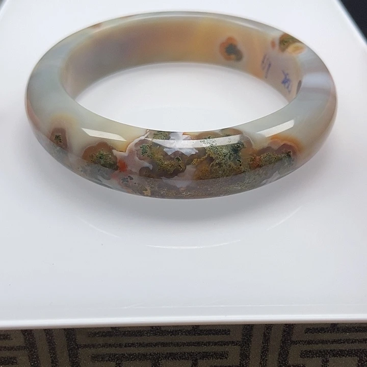 手镯玛瑙/玉髓未镶嵌老*