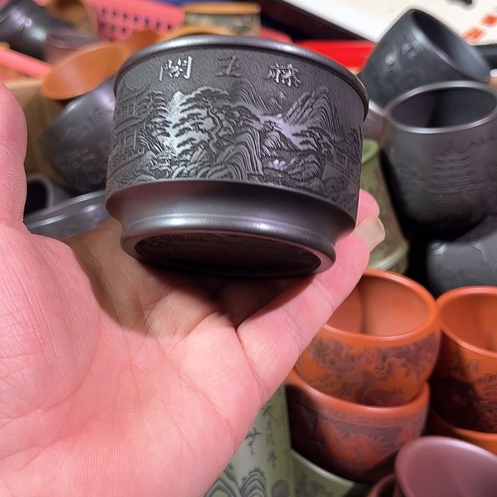 茶杯紫砂全手工紫砂主人杯