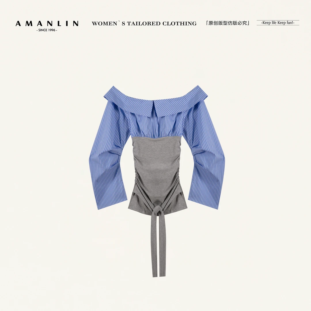 AMANLIN/阿谩琳t恤Y599727