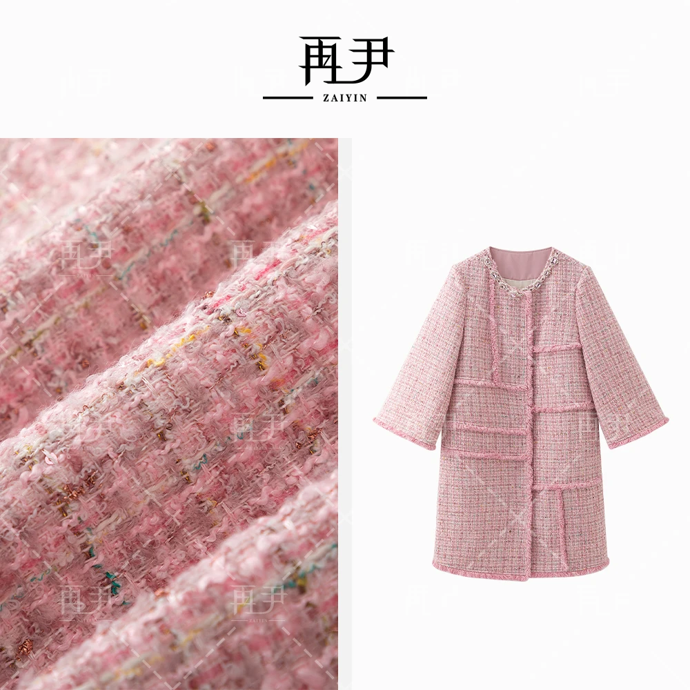 【汀美】新款气质时尚轻奢高级设计感轻奢长外套GY24DT131181