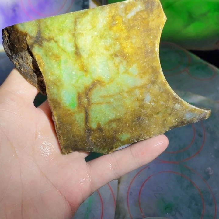 翡翠未镶嵌挂件板料