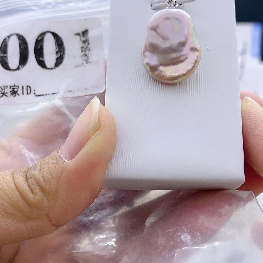 淡水珍珠颈饰钛钢