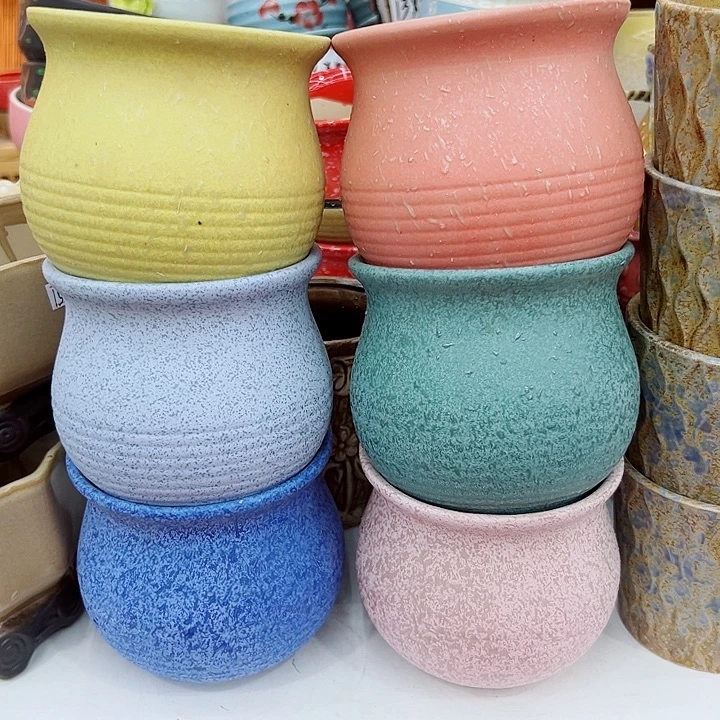 有孔，满10元发货多肉陶瓷花盆