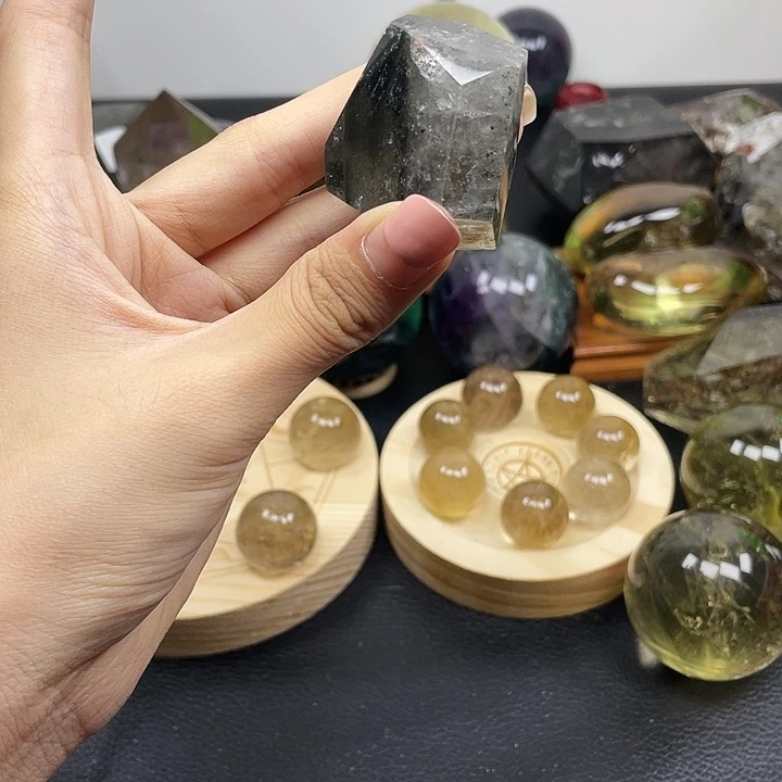 珠宝半成品水晶未镶嵌468水晶石