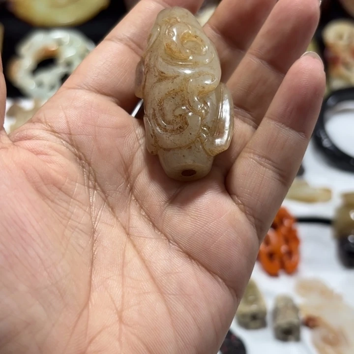 魚***乐摆件瓷玉1111111111111