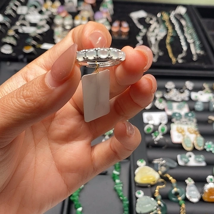 翡翠合金戒指戒指