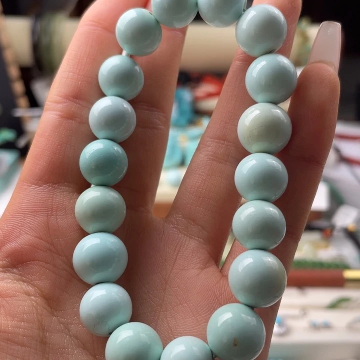 绿松石未镶嵌手串