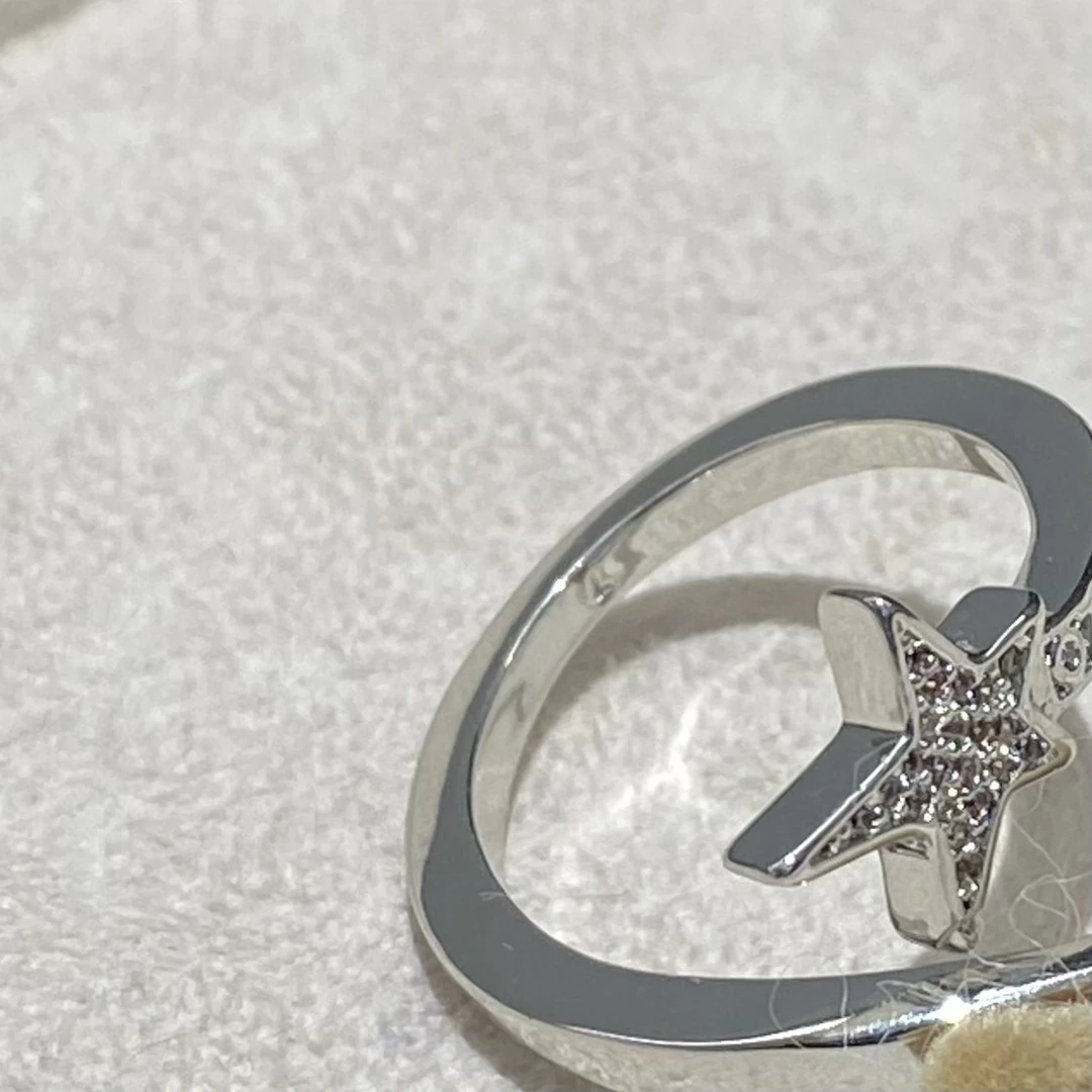 铜合金锆石戒指 个性百搭超人熊星星戒指6973