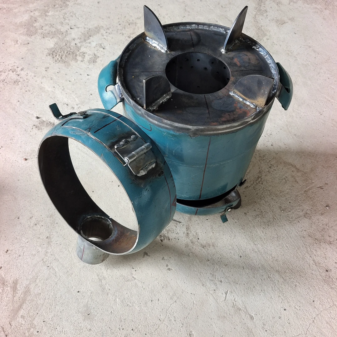 一年四季都可以用，可分体式，柴煤通用气化炉！