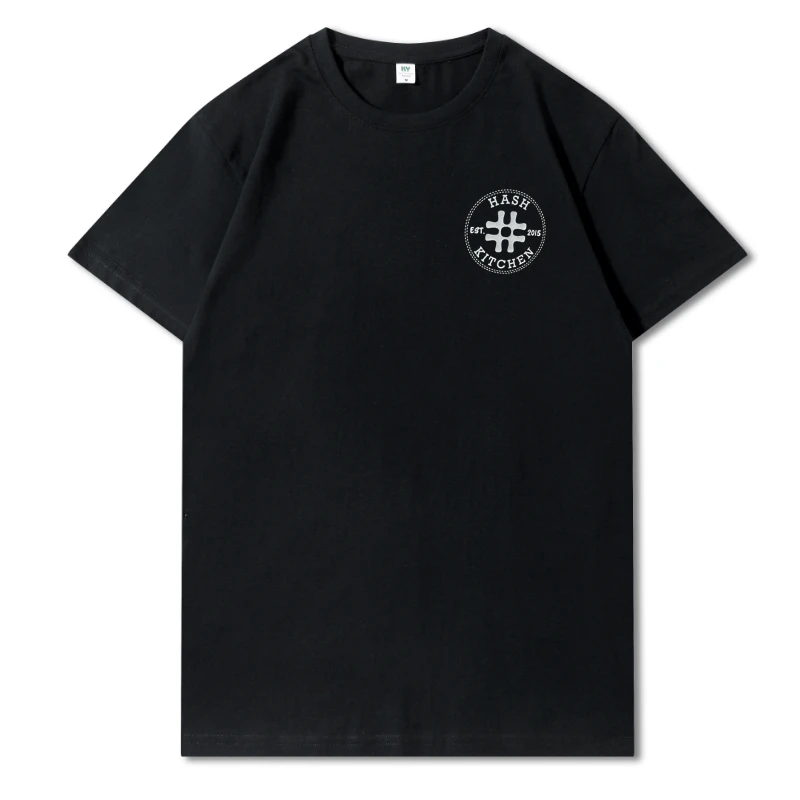 圆领夏季短袖印花T恤潮流透气文化衫男装休闲运动上衣