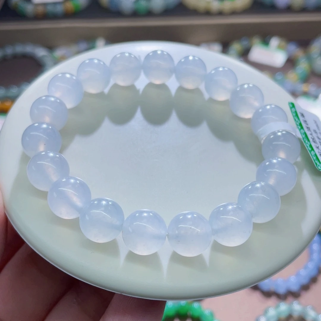 未镶嵌手链翡翠福利款卡10牛奶白