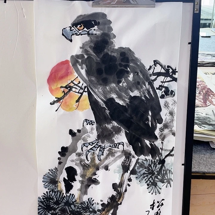 国画张圣敏先生纯手绘作品