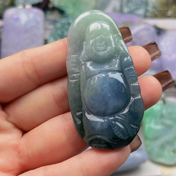 翡翠未镶嵌颈饰挂件