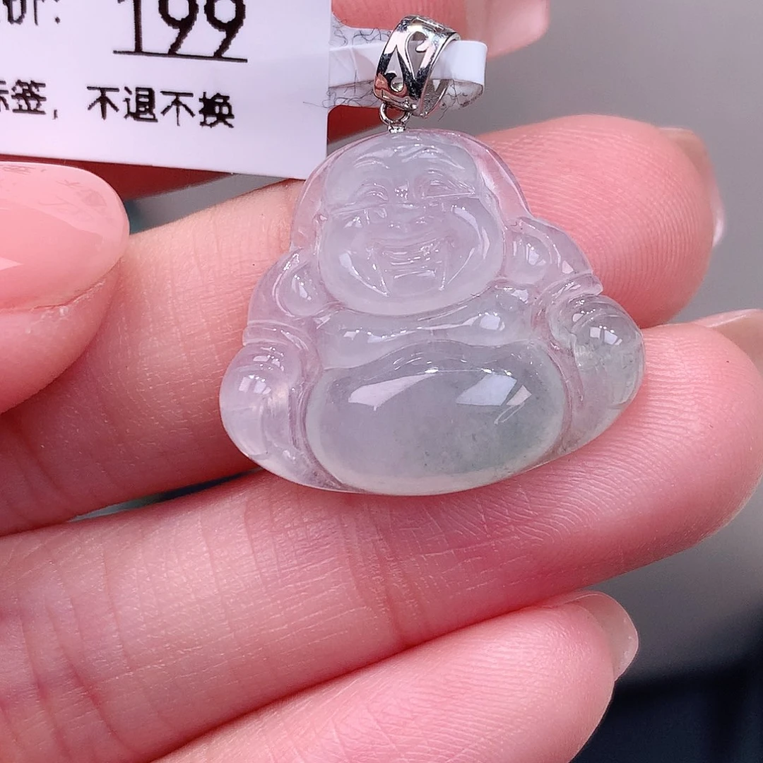 颈饰18K金镶嵌翡翠福利